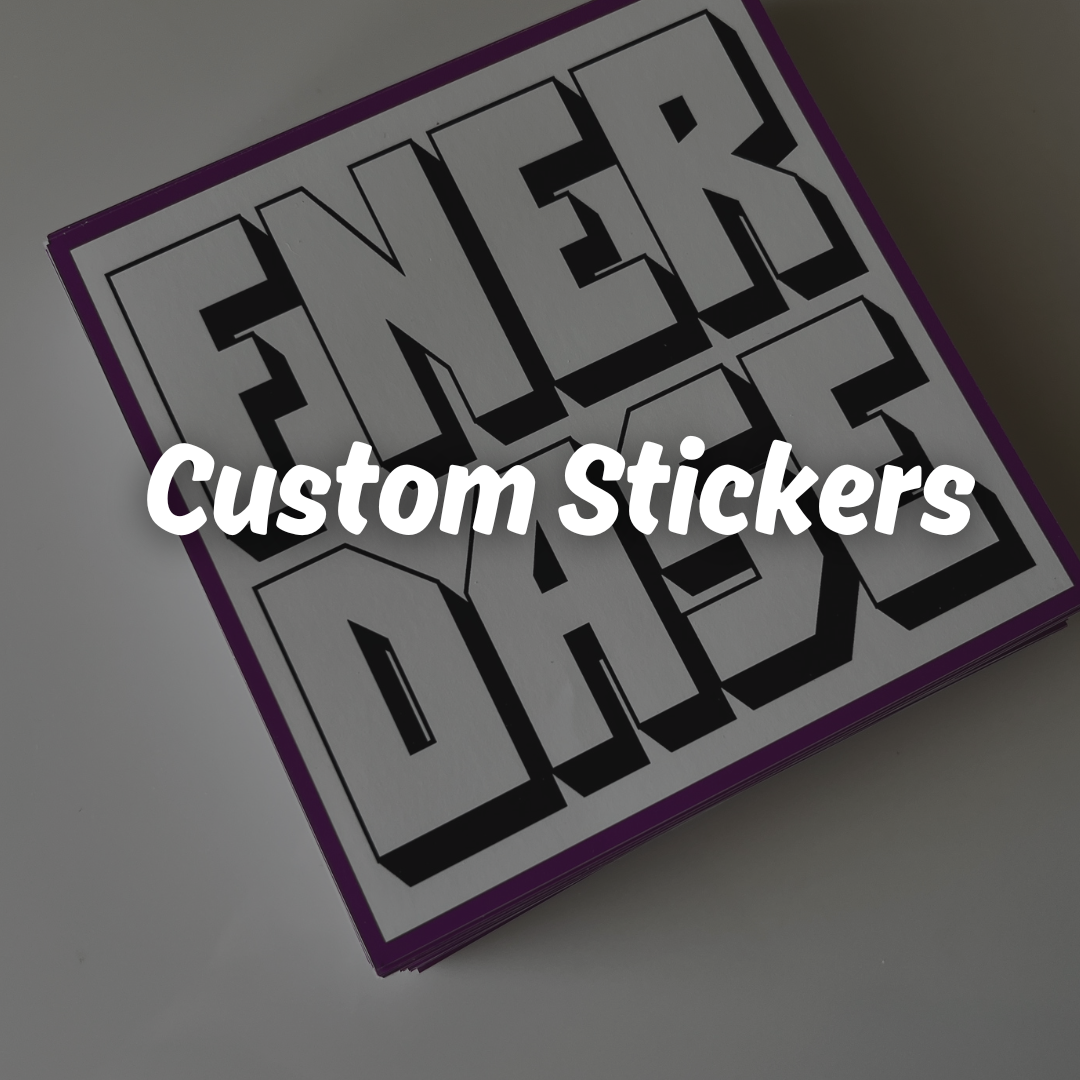 4  inch  100  Custom stickers promo