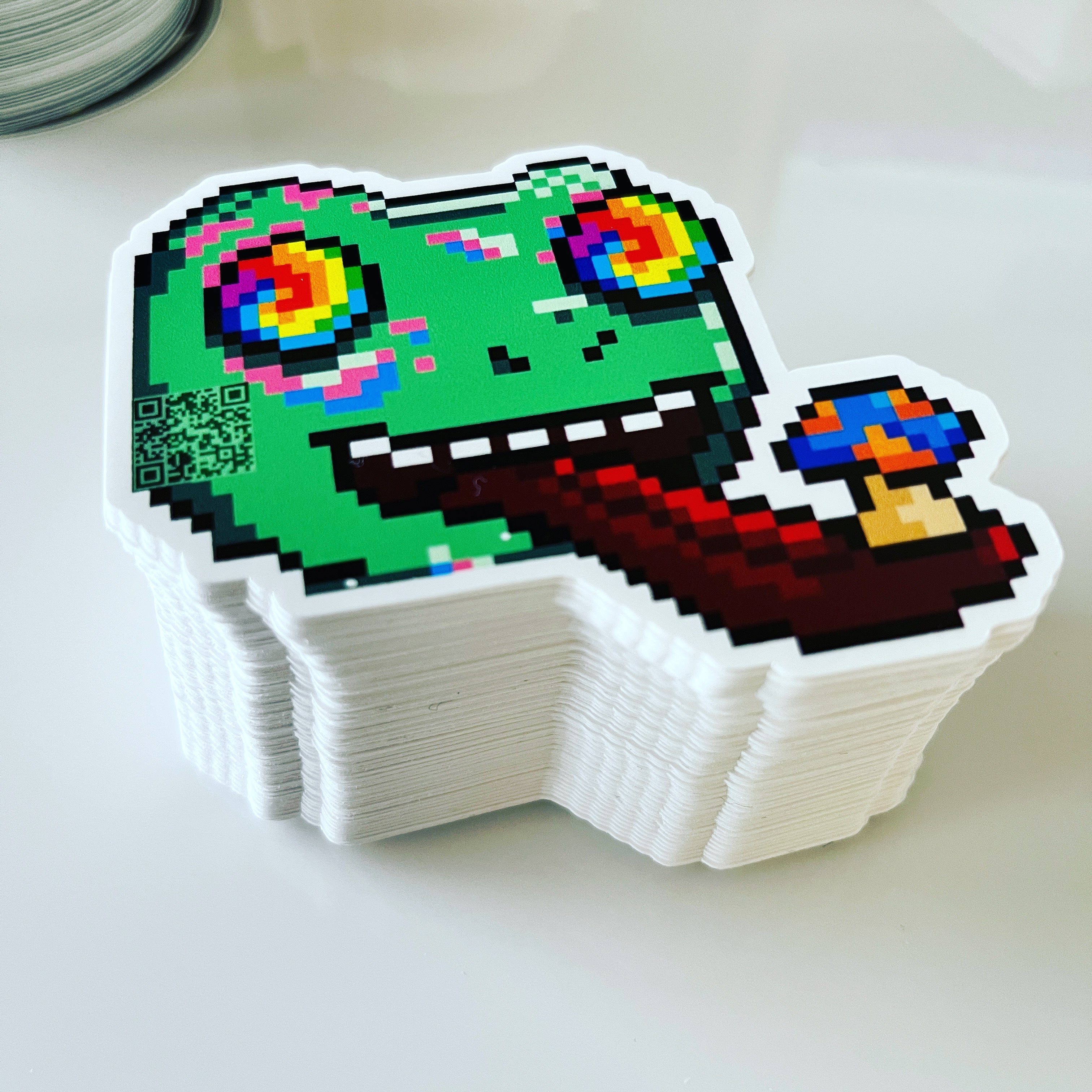 4  inch  500  Custom stickers promo
