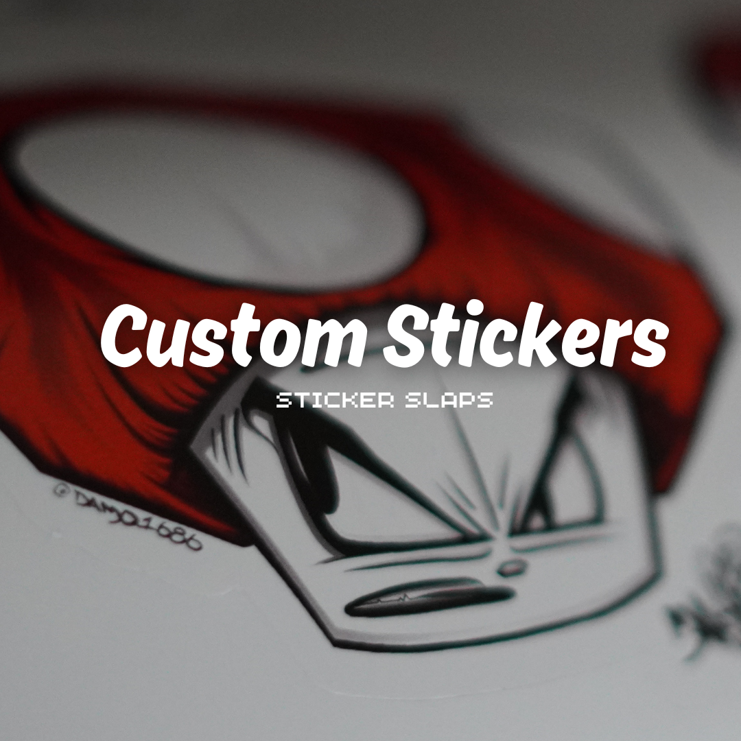 4  inch  500  Custom stickers promo